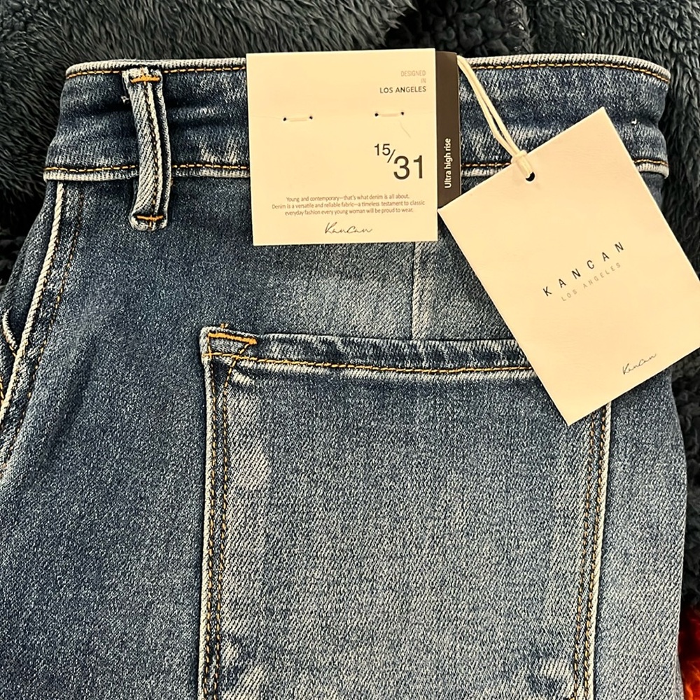 NWT ultra high rise Kancan jeans